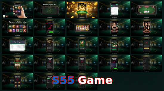 Main screen of S55 Game bet page for PK players