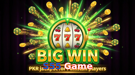 Big win animation on S55 Game slot game