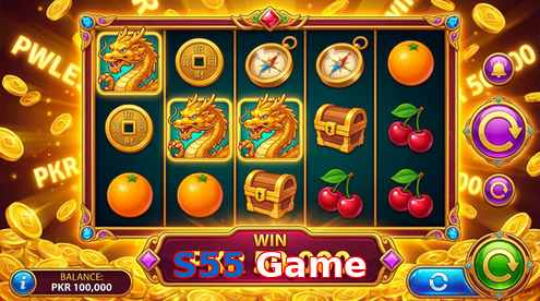 Main screen of S55 Game pg page for PK players